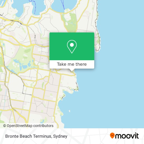 Bronte Beach Terminus map