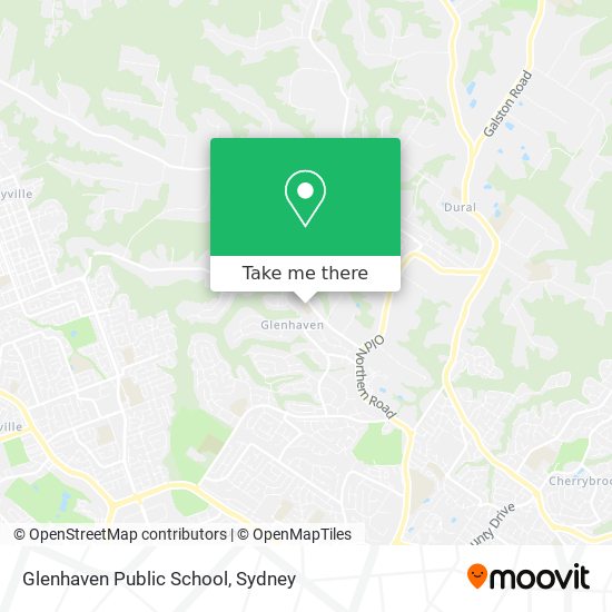 Mapa Glenhaven Public School