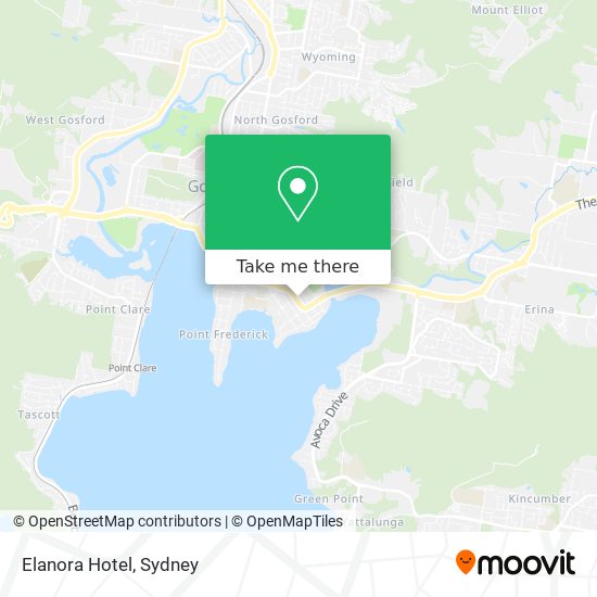 Mapa Elanora Hotel