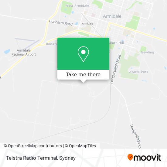 Mapa Telstra Radio Terminal