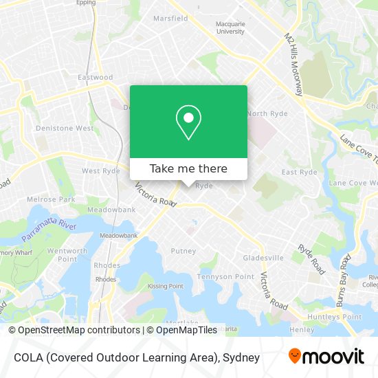 COLA (Covered Outdoor Learning Area) map
