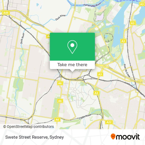 Mapa Swete Street Reserve