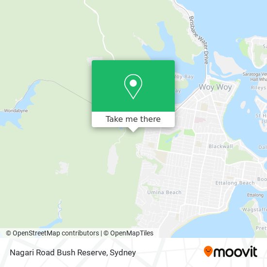 Nagari Road Bush Reserve map