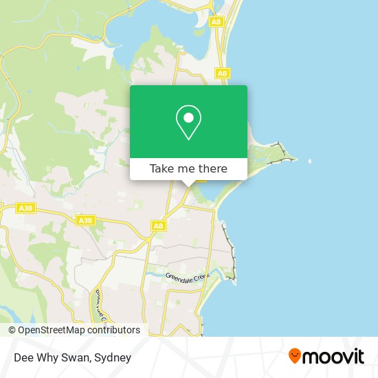 Dee Why Swan map