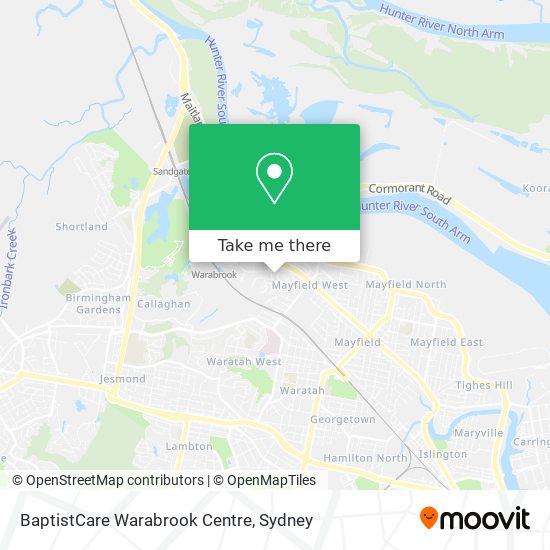 BaptistCare Warabrook Centre map