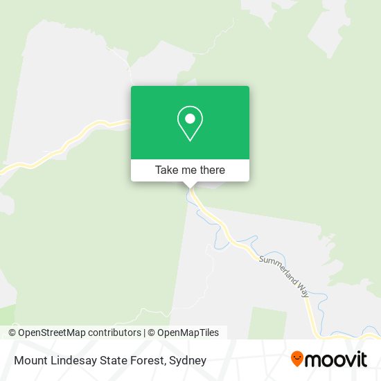 Mount Lindesay State Forest map