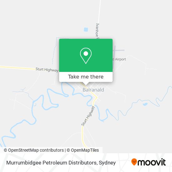 Mapa Murrumbidgee Petroleum Distributors