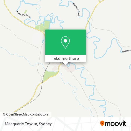 Macquarie Toyota map