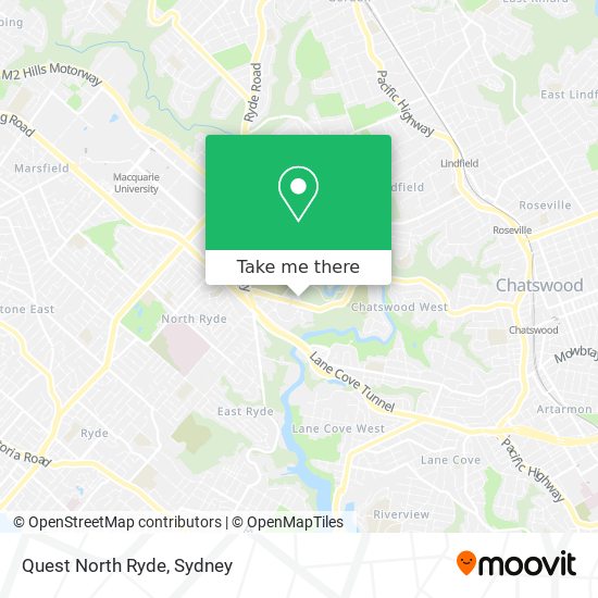 Mapa Quest North Ryde