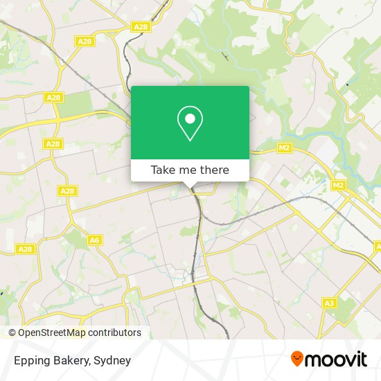 Mapa Epping Bakery