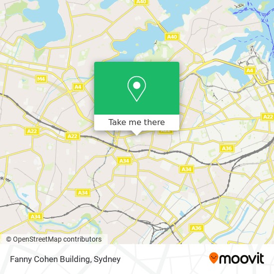 Fanny Cohen Building map