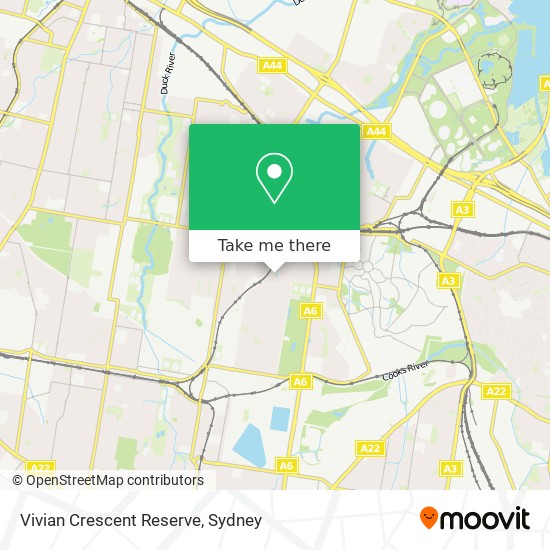 Vivian Crescent Reserve map