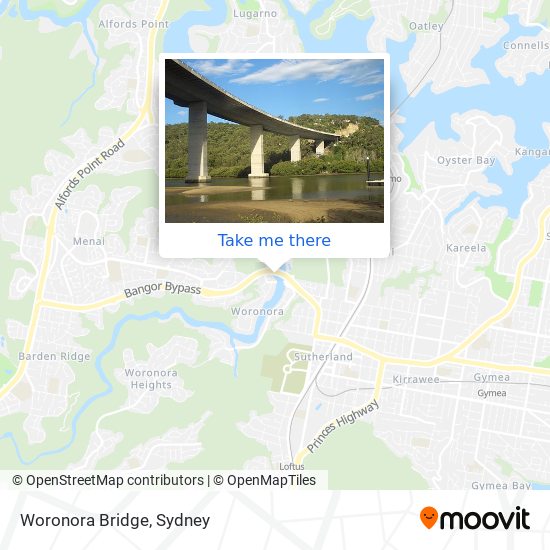 Woronora Bridge map