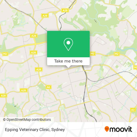 Mapa Epping Veterinary Clinic