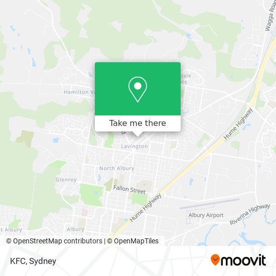 KFC map