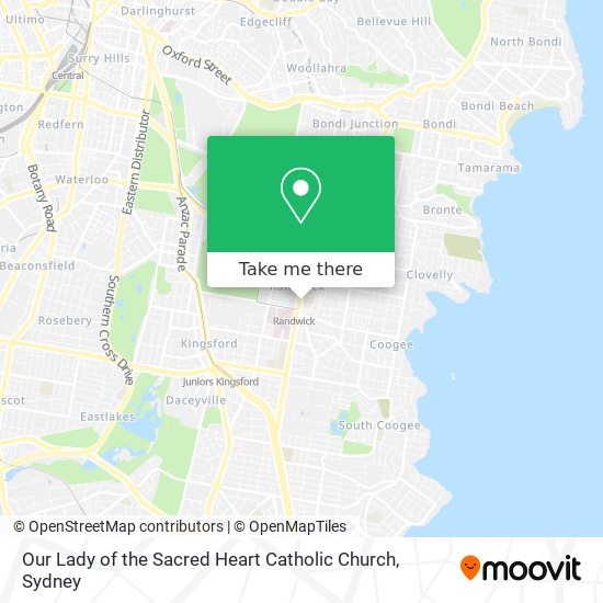 Our Lady of the Sacred Heart Catholic Church map
