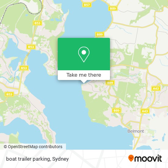 boat trailer parking map