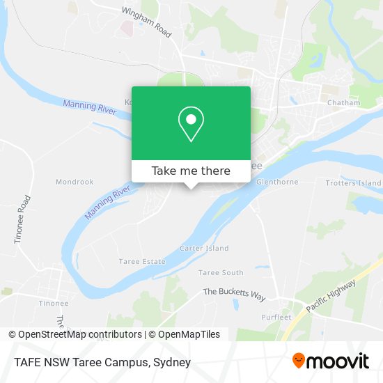 TAFE NSW Taree Campus map