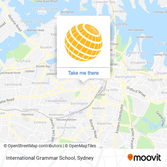 International Grammar School map