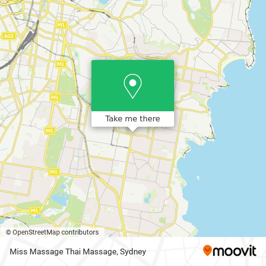 Miss Massage Thai Massage map