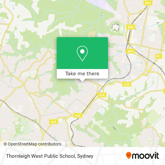 Thornleigh West Public School map