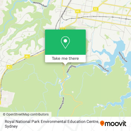 Royal National Park Environmental Education Centre map