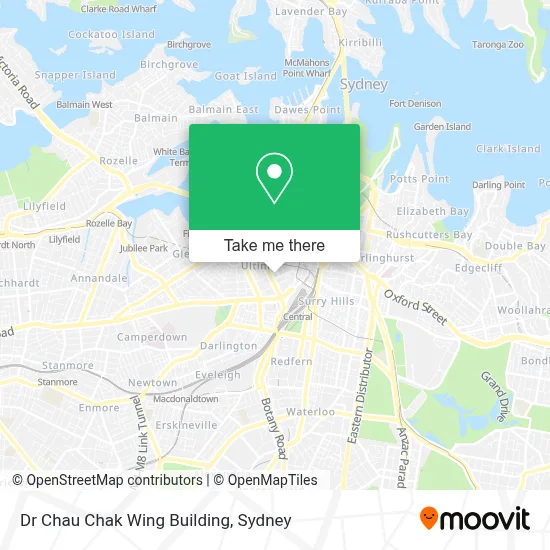 Mapa Dr Chau Chak Wing Building