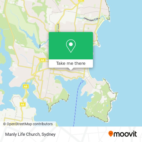 Manly Life Church map