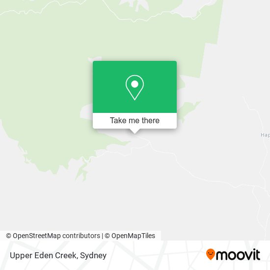 Upper Eden Creek map