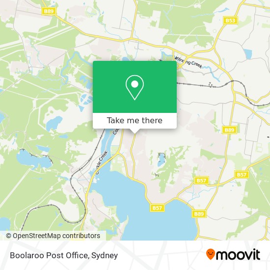 Boolaroo Post Office map