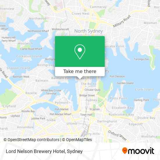 Lord Nelson Brewery Hotel map