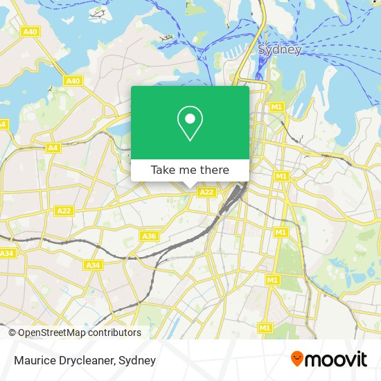 Maurice Drycleaner map