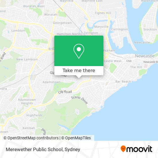 Merewether Public School map