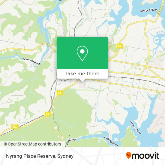 Nyrang Place Reserve map