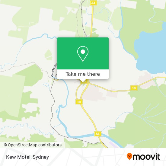 Kew Motel map