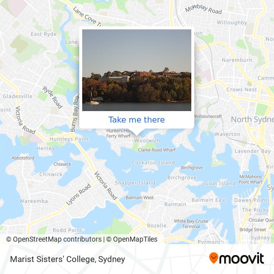 Marist Sisters' College map