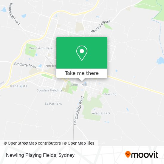 Newling Playing Fields map