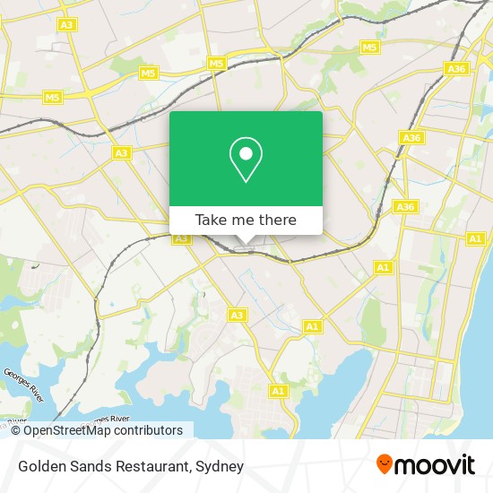 Golden Sands Restaurant map