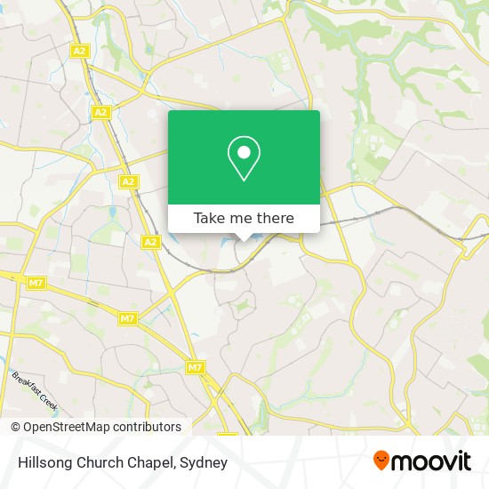 Hillsong Church Chapel map
