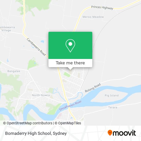 Bomaderry High School map