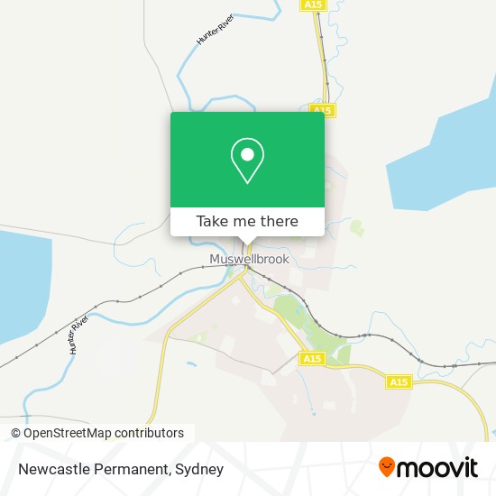 Newcastle Permanent map