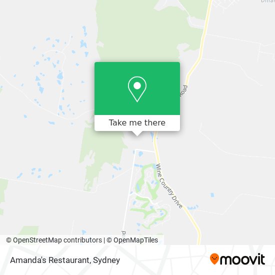 Amanda's Restaurant map