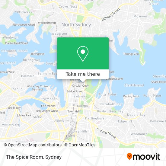 The Spice Room map