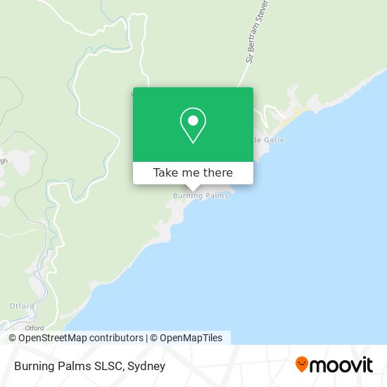 Burning Palms SLSC map