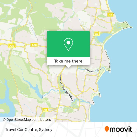 Mapa Travel Car Centre