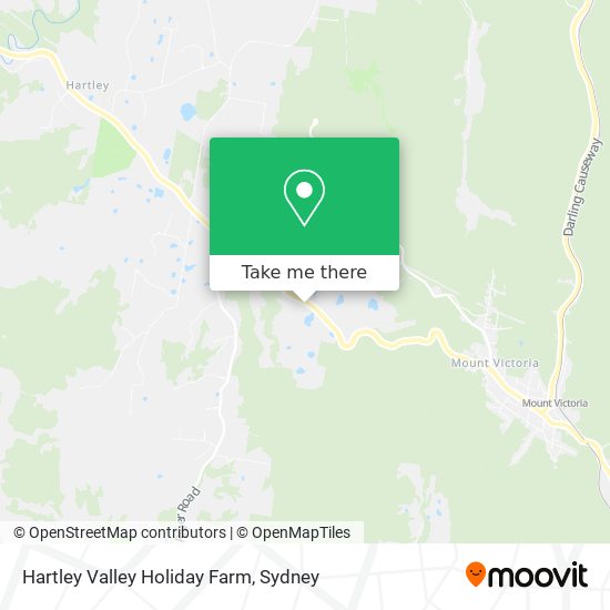 Hartley Valley Holiday Farm map