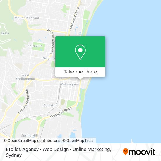 Mapa Etoiles Agency - Web Design - Online Marketing