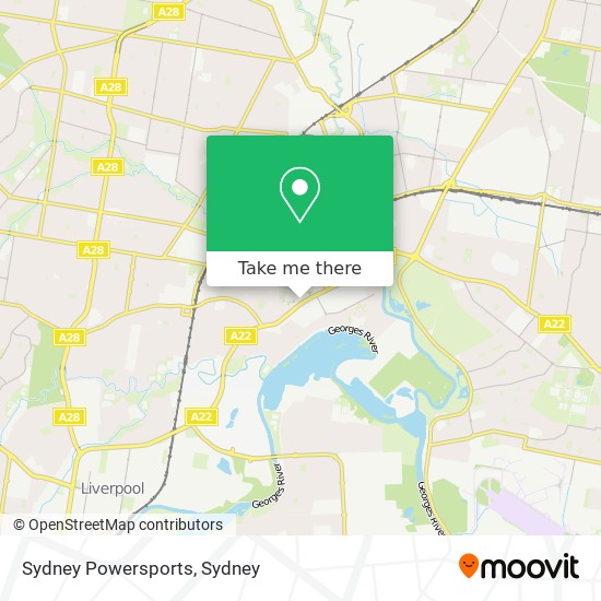 Sydney Powersports map