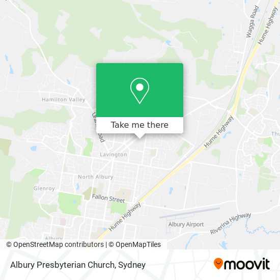 Albury Presbyterian Church map