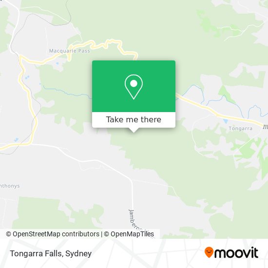 Tongarra Falls map